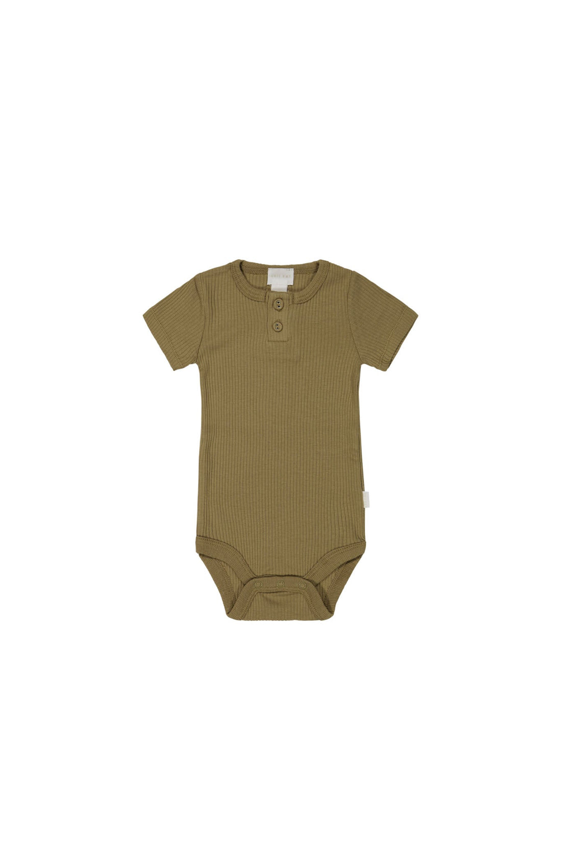 Organic Cotton Modal Darcy Rib Tee Bodysuit - Buffalo Childrens Bodysuit from Jamie Kay Australia