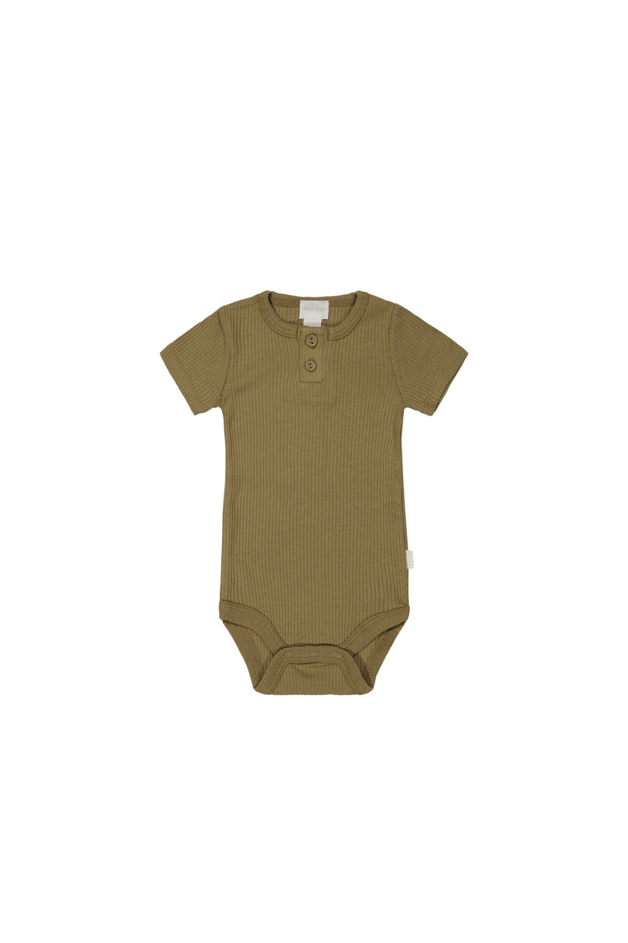 Organic Cotton Modal Darcy Rib Tee Bodysuit - Buffalo Childrens Bodysuit from Jamie Kay Australia