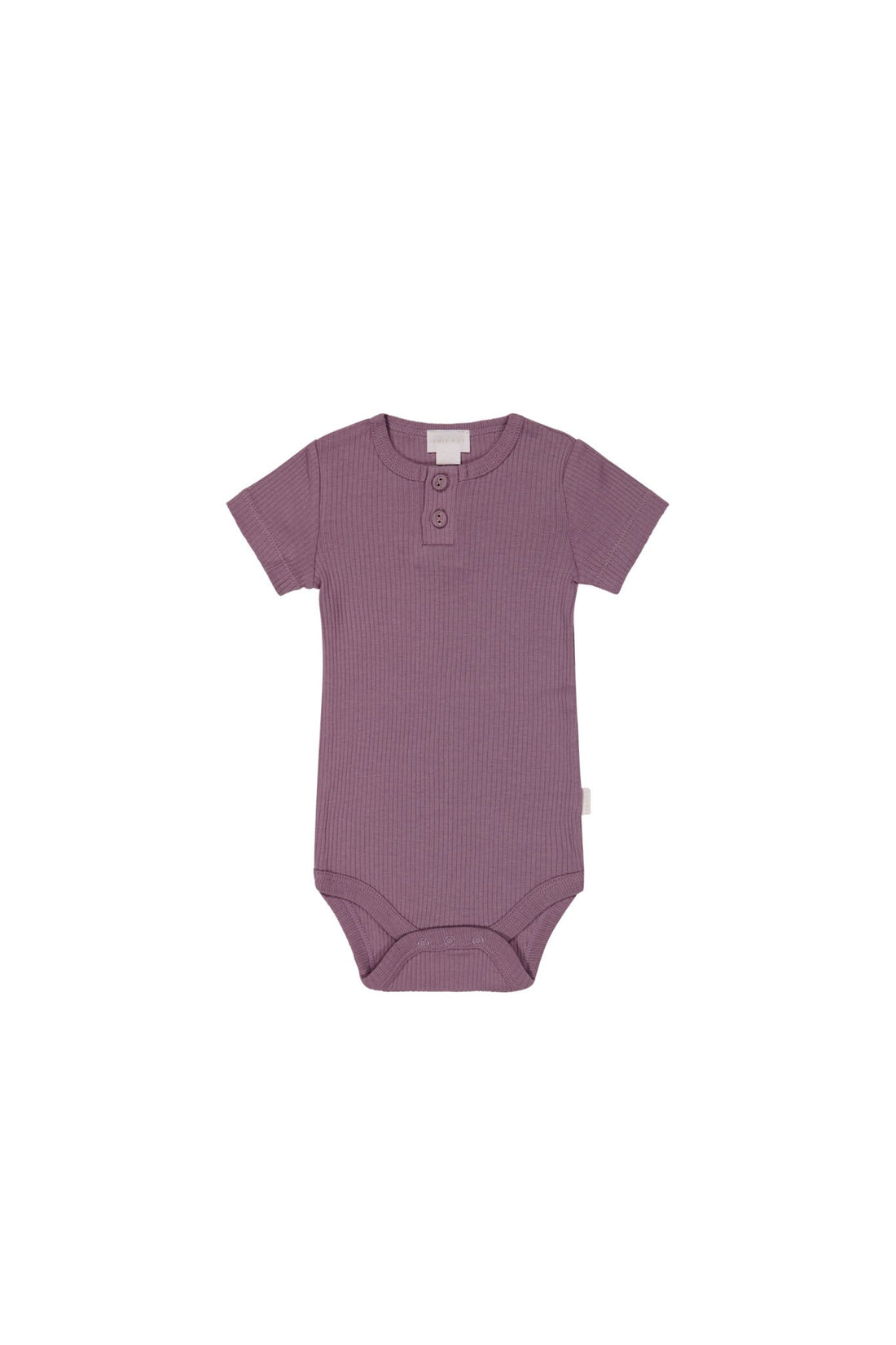 Organic Cotton Modal Darcy Rib Tee Bodysuit - Della Childrens Bodysuit from Jamie Kay Australia