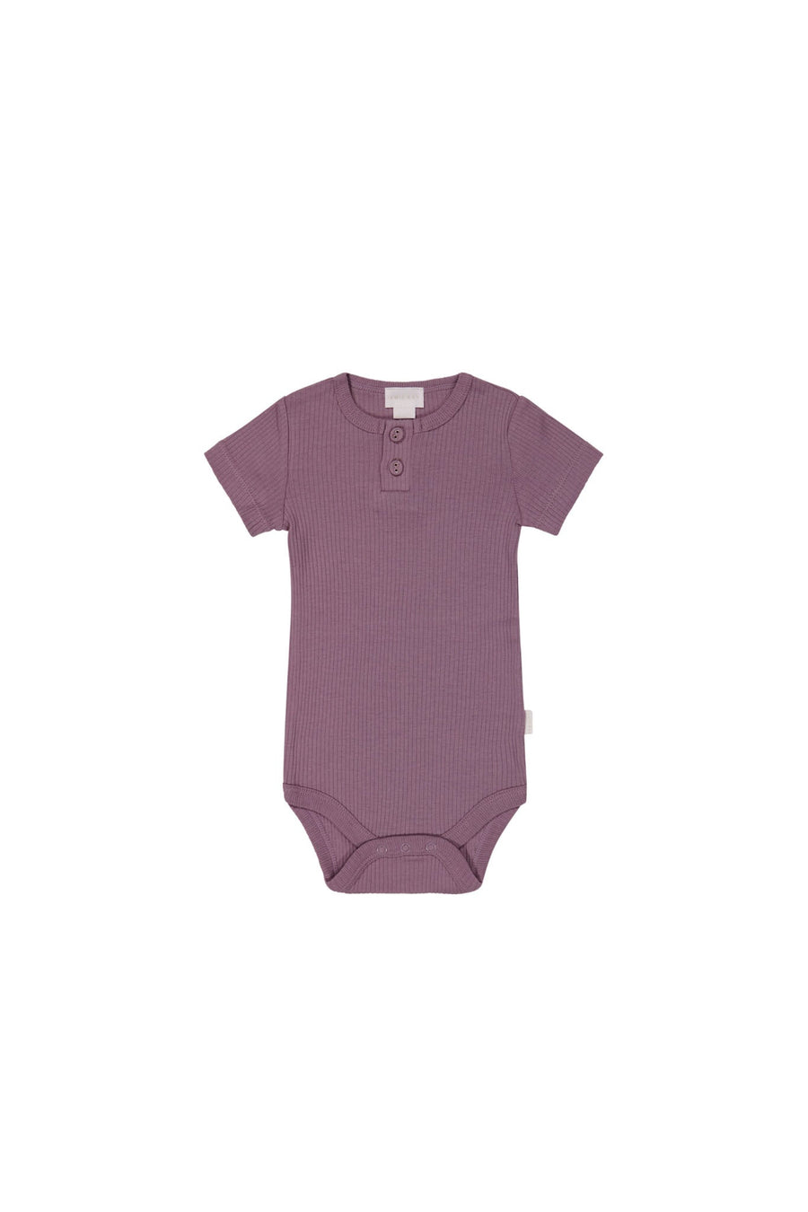 Organic Cotton Modal Darcy Rib Tee Bodysuit - Della Childrens Bodysuit from Jamie Kay Australia