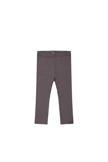 Organic Cotton Modal Everyday Legging - Carob Childrens Legging from Jamie Kay Australia