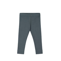 Organic Cotton Modal Everyday Legging - Smoke Childrens Legging from Jamie Kay Australia