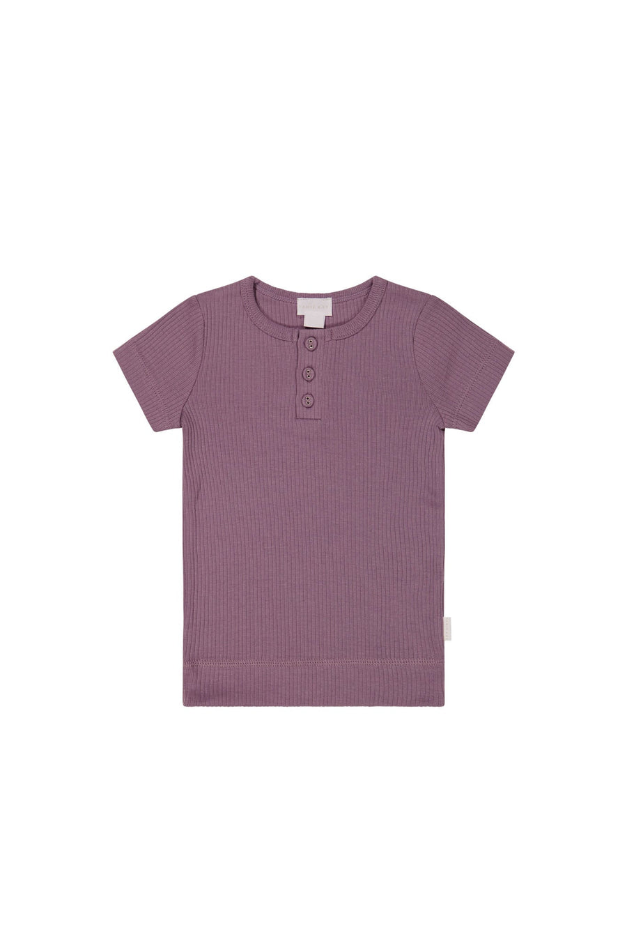 Organic Cotton Modal Henley Tee - Della Childrens Top from Jamie Kay Australia