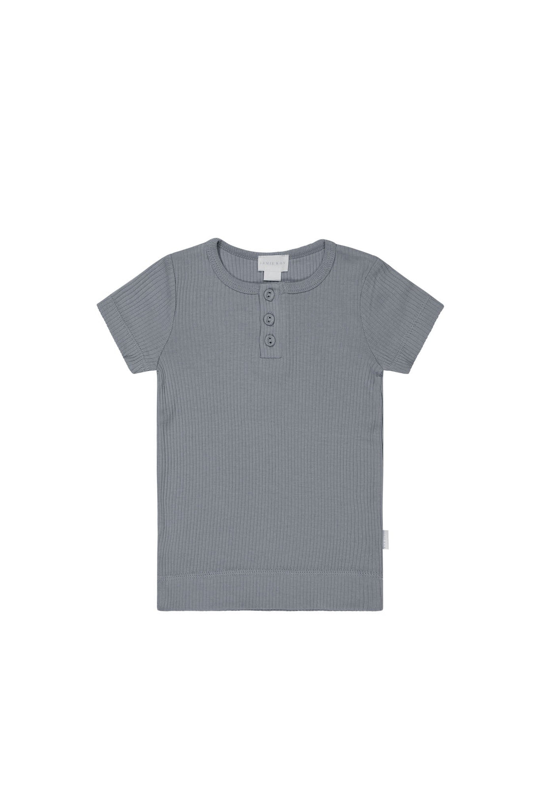 Organic Cotton Modal Henley Tee - Finch Childrens Top from Jamie Kay Australia