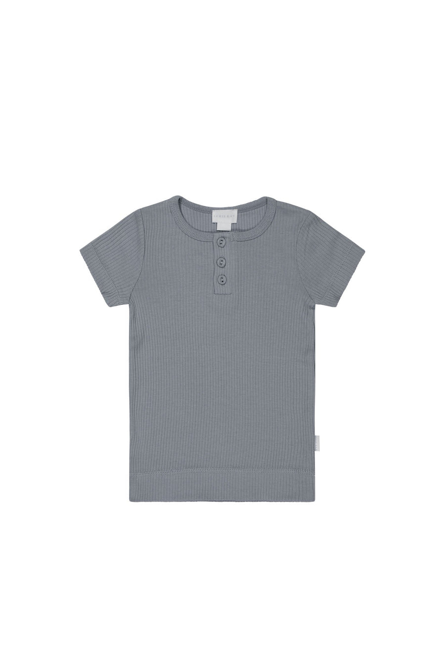 Organic Cotton Modal Henley Tee - Finch Childrens Top from Jamie Kay Australia