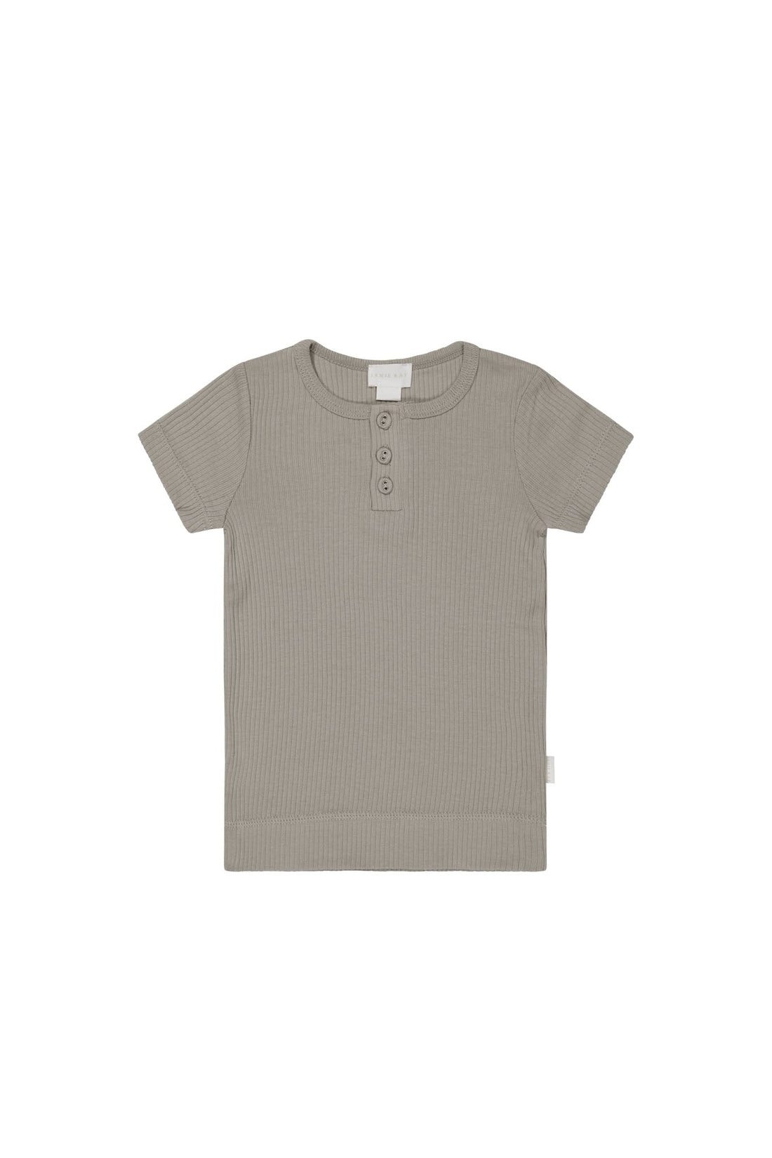 Organic Cotton Modal Henley Tee - Milford Childrens Top from Jamie Kay Australia