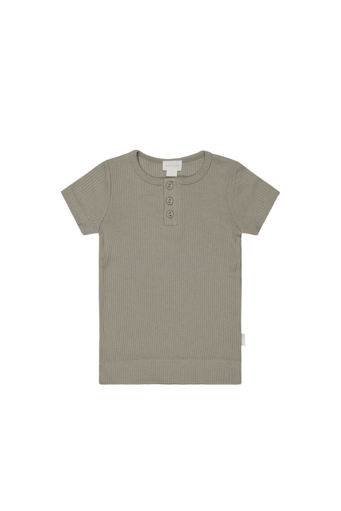 Organic Cotton Modal Henley Tee - Twig Childrens Top from Jamie Kay Australia