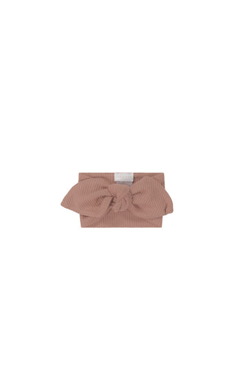 Organic Cotton Modal Lilian Headband - Powder Childrens Headband from Jamie Kay Australia