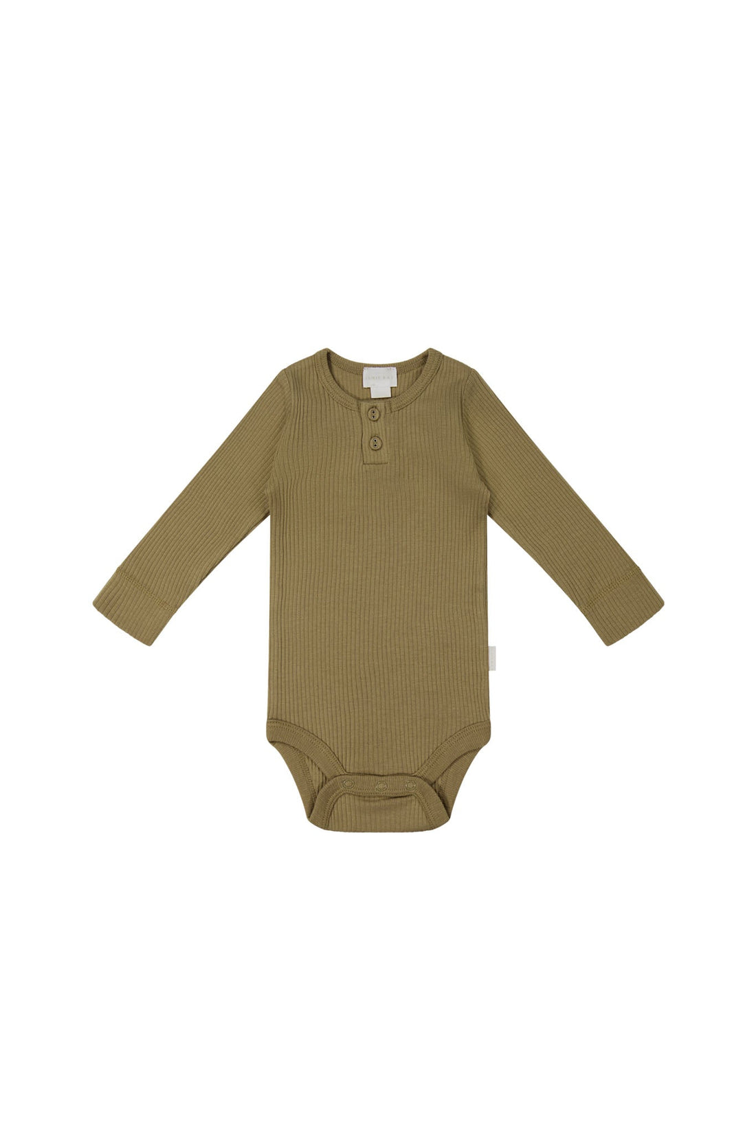 Organic Cotton Modal Long Sleeve Bodysuit - Buffalo Childrens Bodysuit from Jamie Kay Australia