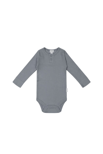 Organic Cotton Modal Long Sleeve Bodysuit - Finch Childrens Bodysuit from Jamie Kay Australia