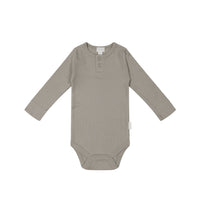 Organic Cotton Modal Long Sleeve Bodysuit - Milford Childrens Bodysuit from Jamie Kay Australia