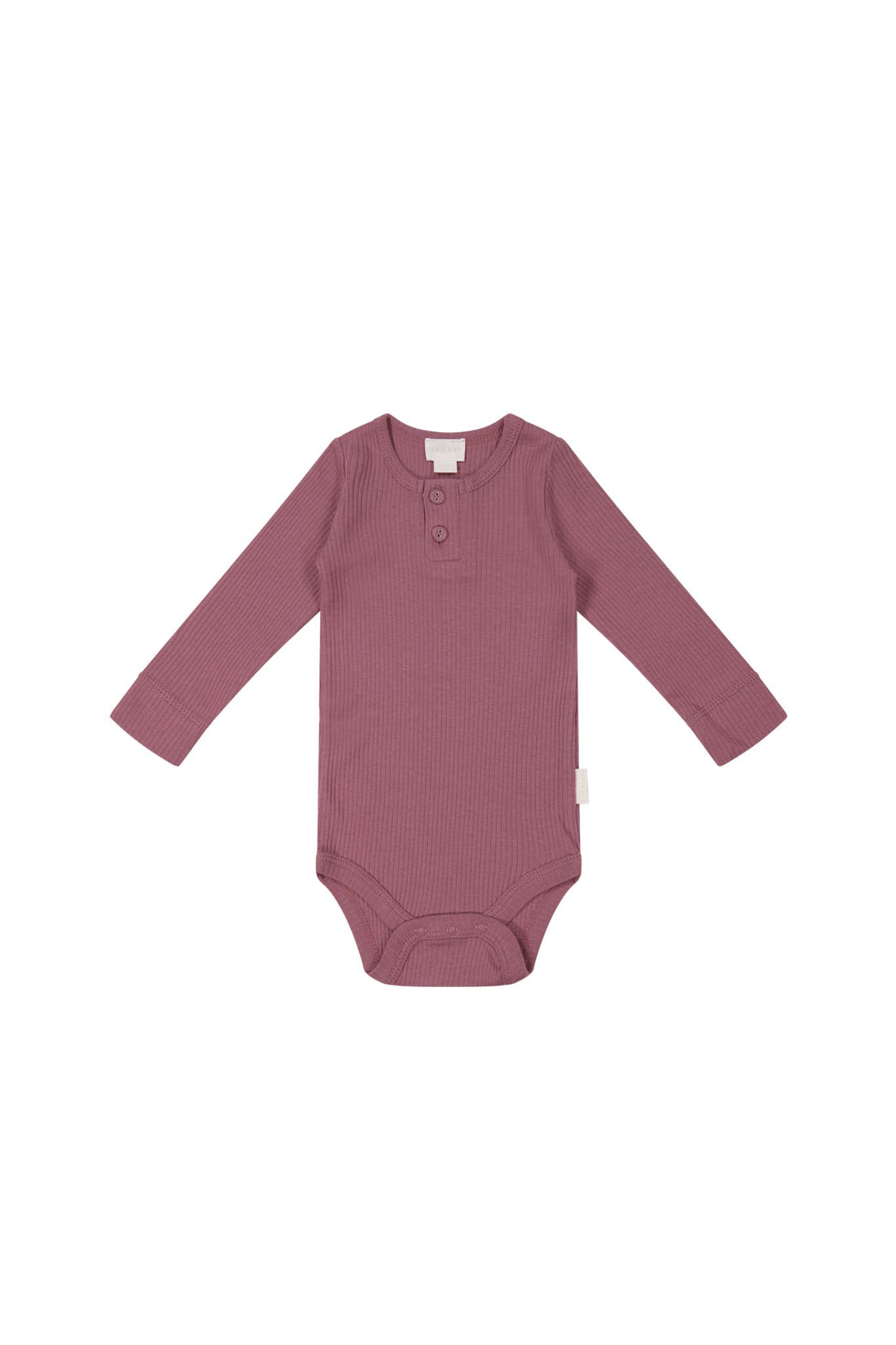 Organic Cotton Modal Long Sleeve Bodysuit - Rosette Childrens Bodysuit from Jamie Kay Australia