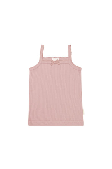 Organic Cotton Modal Singlet - Doll Childrens Singlet from Jamie Kay Australia