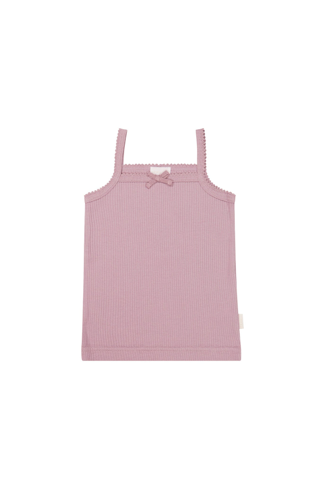 Organic Cotton Modal Singlet - Vintage Violet Childrens Singlet from Jamie Kay Australia