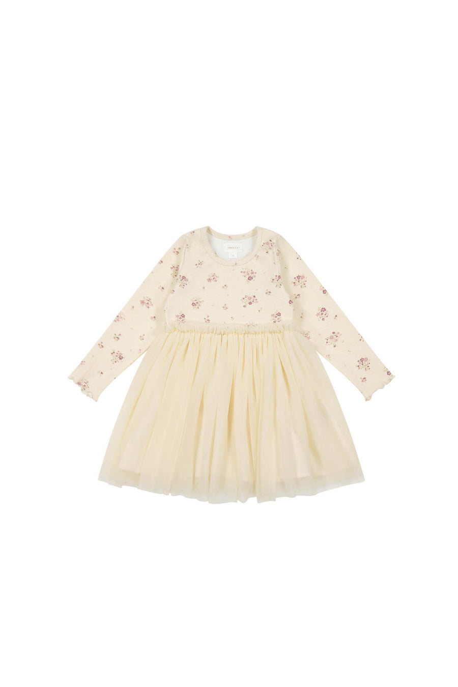 Anna Tulle Dress - Lauren Floral Tofu Childrens Dress from Jamie Kay Australia