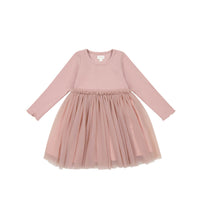 Anna Tulle Dress - Powder Pink Childrens Dress from Jamie Kay Australia