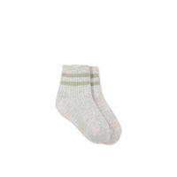 Brayden Sock - Oatmeal Marle Childrens Sock from Jamie Kay Australia