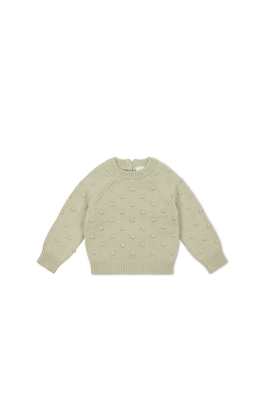 Dotty Knitted Jumper - Honeydew Childrens Jumper from Jamie Kay Australia