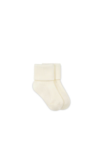 Eli Sock - Parchment Childrens Sock from Jamie Kay Australia