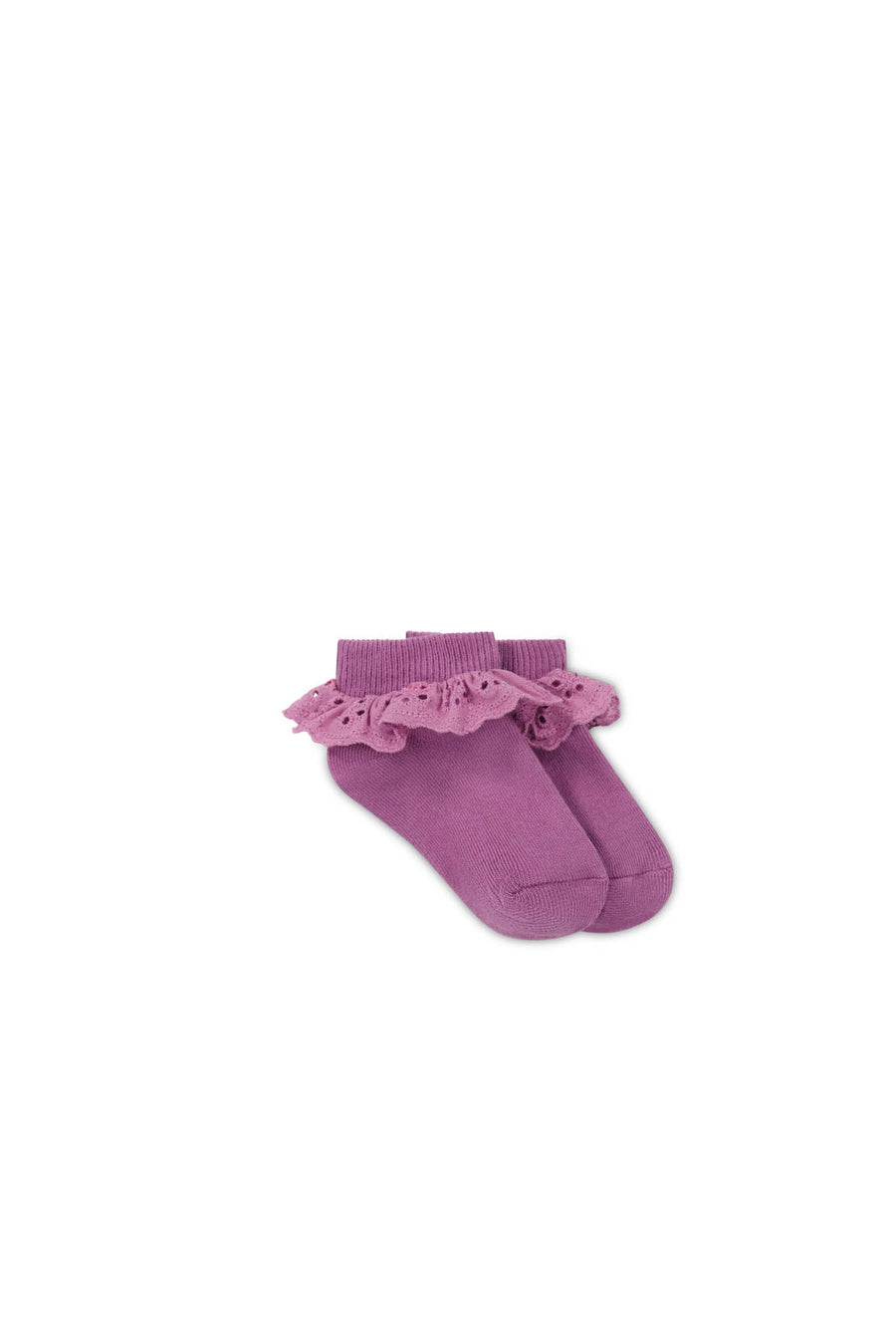 Frill Ankle Sock - Berry Jam Childrens Sock from Jamie Kay Australia