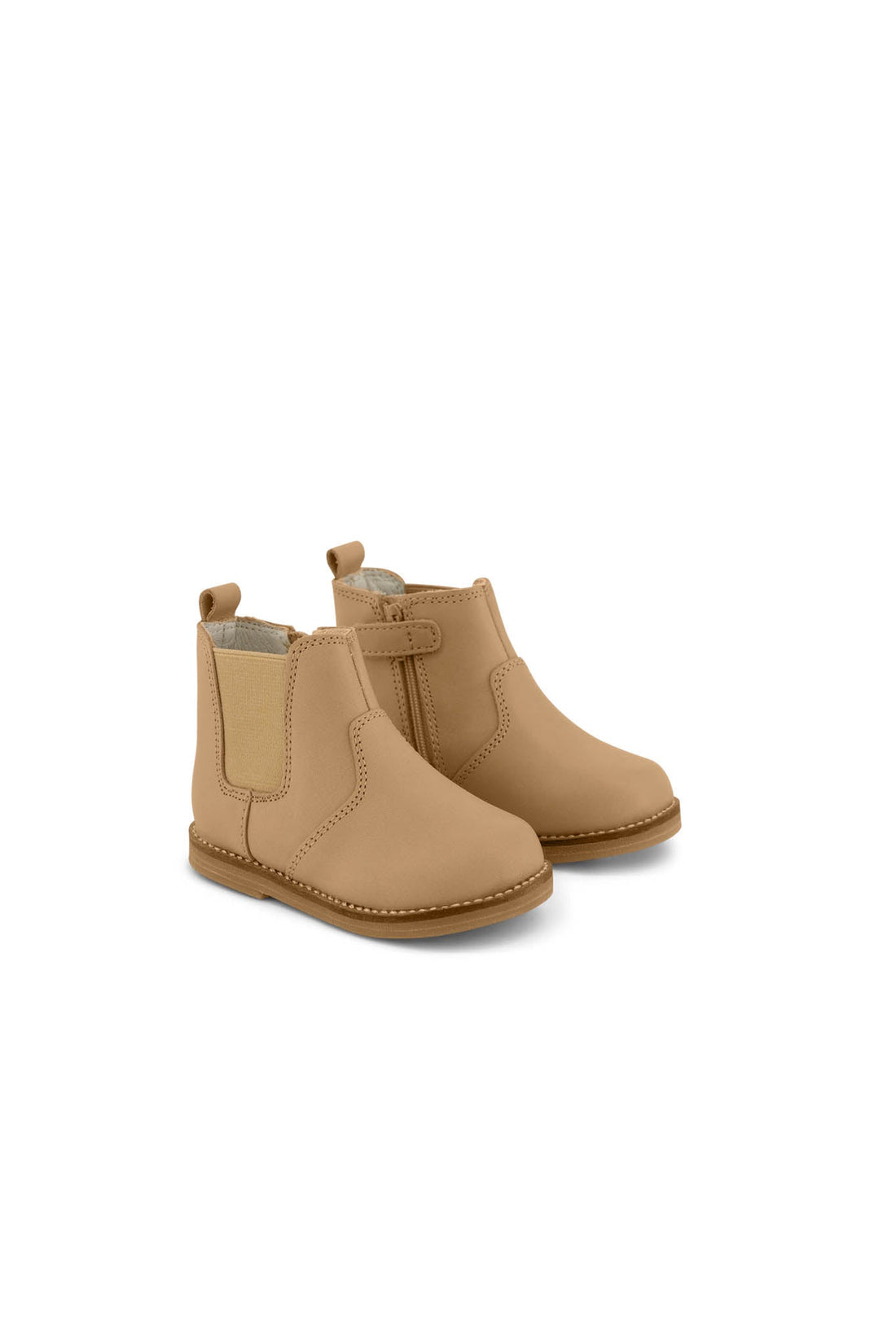 Leather Boot with Elastic Side - Bronzed Childrens Footwear from Jamie Kay Australia