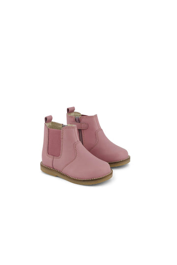 Leather Boot with Elastic Side - Lilium Childrens Footwear from Jamie Kay Australia