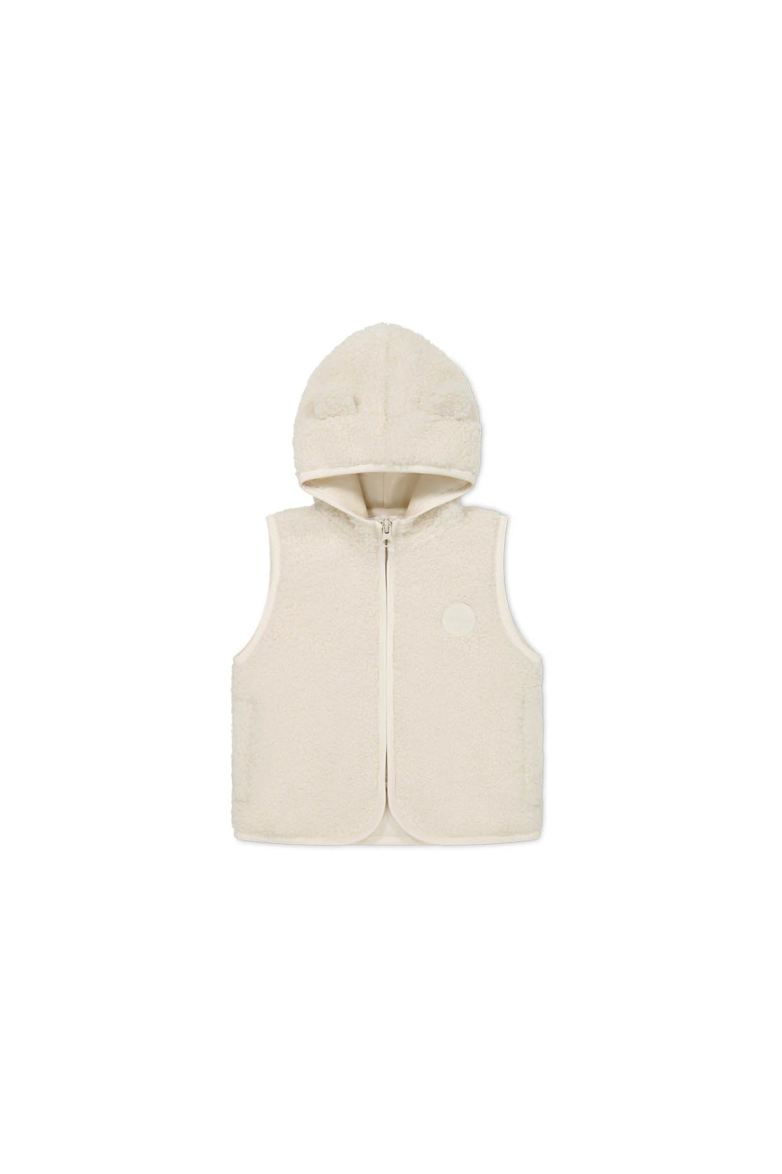 Neve Sherpa Vest - Natural Childrens Vest from Jamie Kay Australia