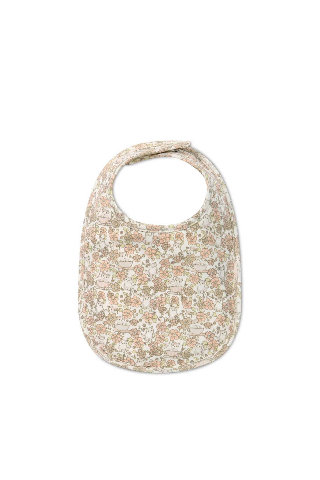 Organic Cotton Bib - Kitty Chloe Childrens Bib from Jamie Kay Australia