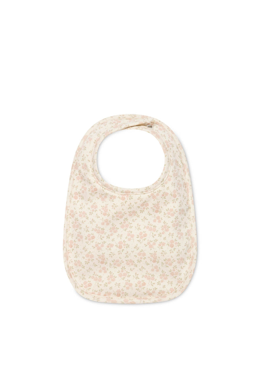 Organic Cotton Bib - Rosalie Floral Mauve Childrens Bib from Jamie Kay Australia