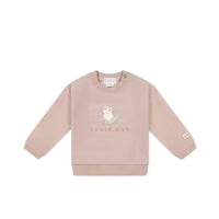 Organic Cotton Bobbie Sweatshirt - Kitty Shell Childrens Sweatshirt from Jamie Kay Australia