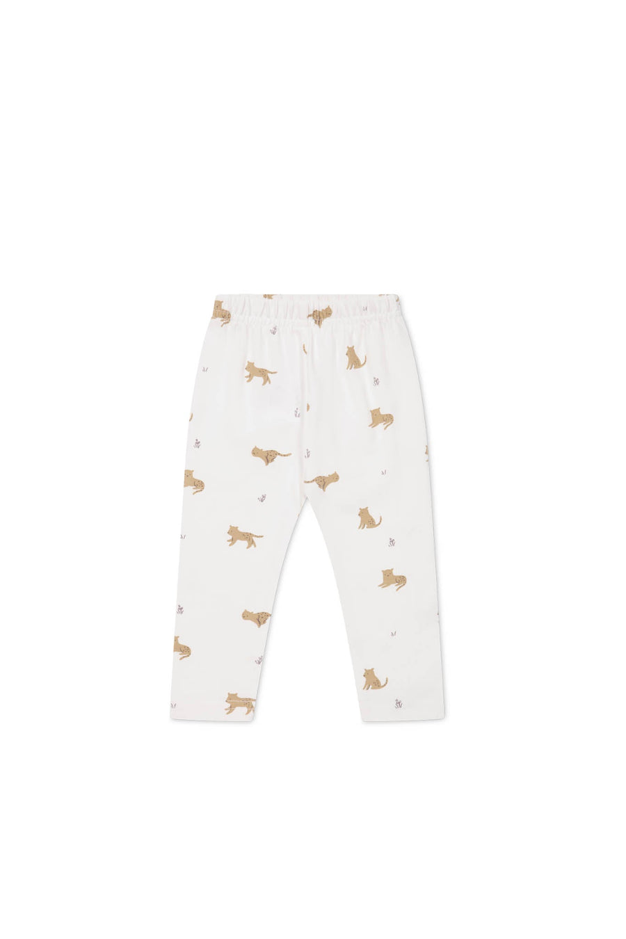 Organic Cotton Everyday Legging - Lenny Leopard Cloud Childrens Legging from Jamie Kay Australia