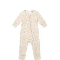 Organic Cotton Frankie Onepiece - Rosalie Floral Mauve Childrens Onepiece from Jamie Kay Australia