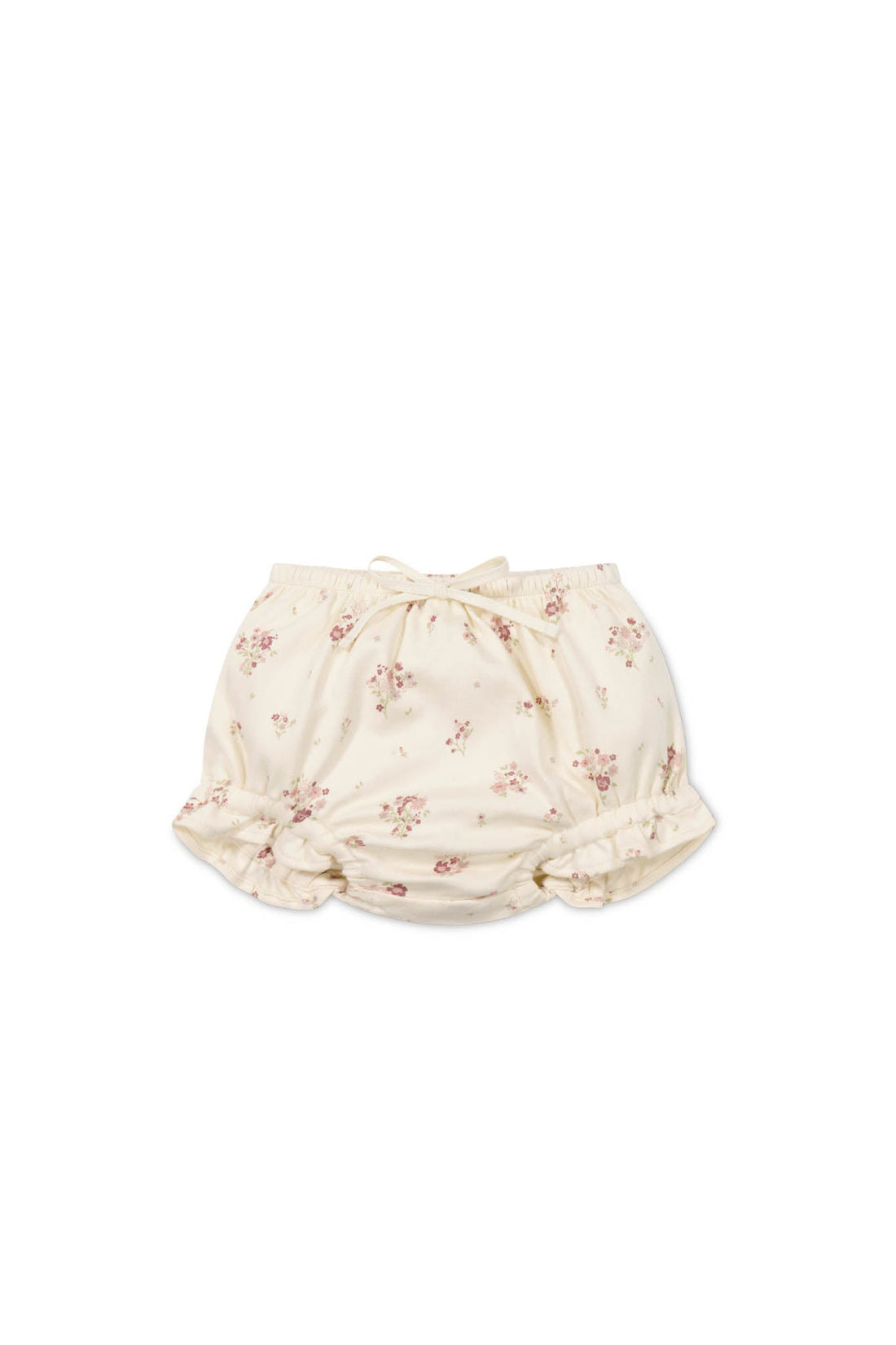 Organic Cotton Frill Bloomer - Lauren Floral Tofu Childrens Bloomer from Jamie Kay Australia