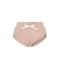 Organic Cotton Ivy Shortie - Dusky Rose Childrens Short from Jamie Kay Australia