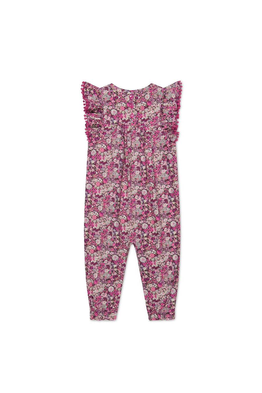 Organic Cotton Martha Playsuit - Garden Print Childrens Playsuit from Jamie Kay Australia