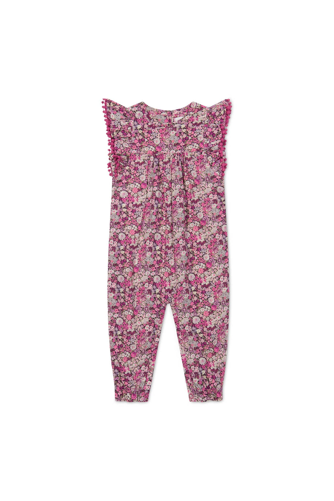 Organic Cotton Martha Playsuit - Garden Print Childrens Playsuit from Jamie Kay Australia