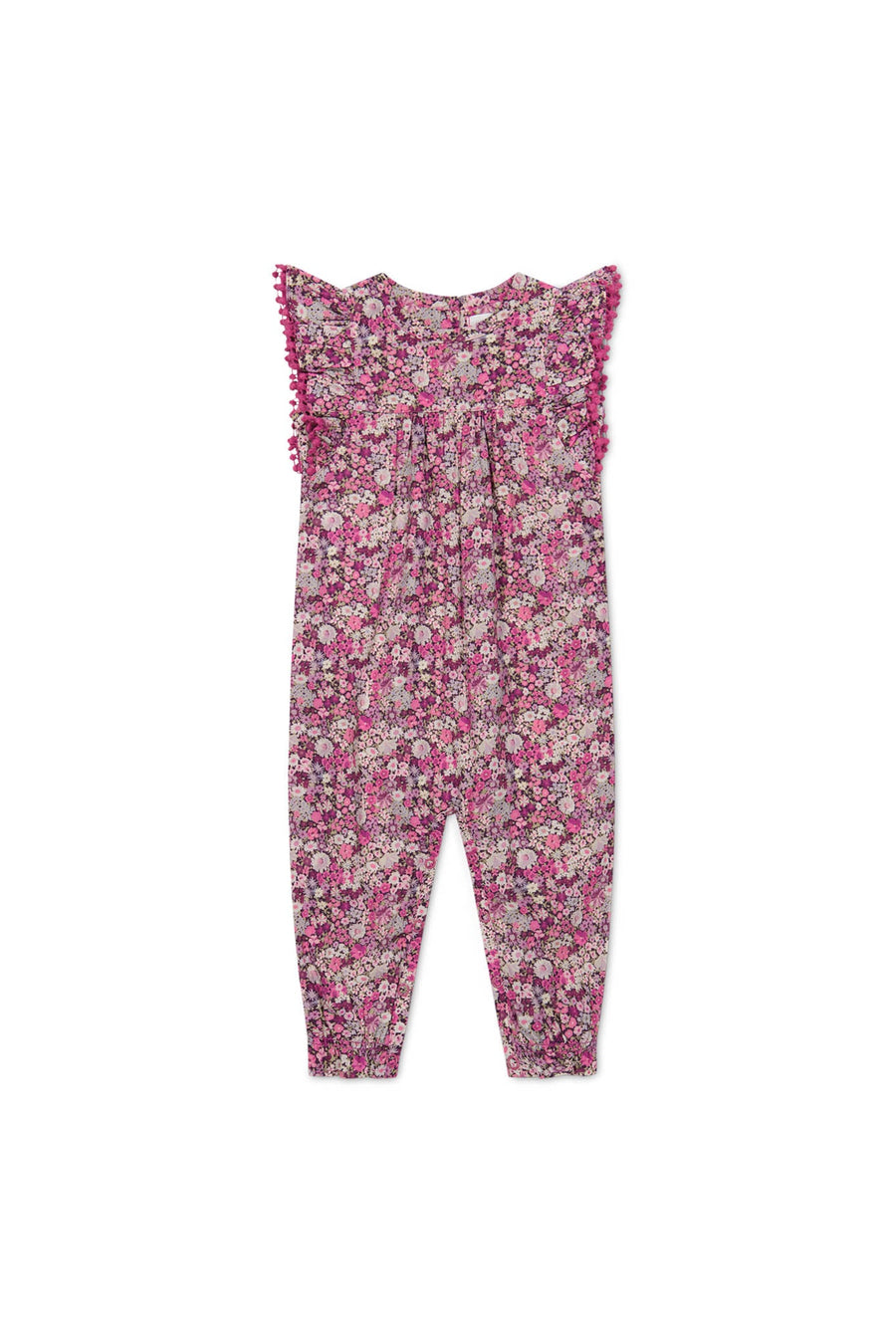 Organic Cotton Martha Playsuit - Garden Print Childrens Playsuit from Jamie Kay Australia