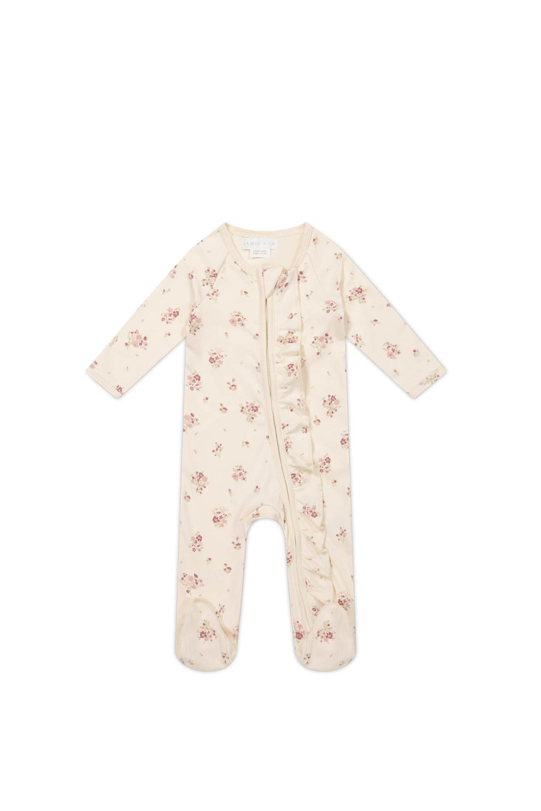 Organic Cotton Melanie Onepiece - Lauren Floral Tofu Childrens Onepiece from Jamie Kay Australia