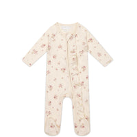 Organic Cotton Melanie Onepiece - Lauren Floral Tofu Childrens Onepiece from Jamie Kay Australia