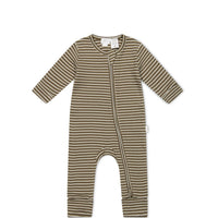 Organic Cotton Modal Gracelyn Onepiece - Bear/Cassava Childrens Onepiece from Jamie Kay Australia