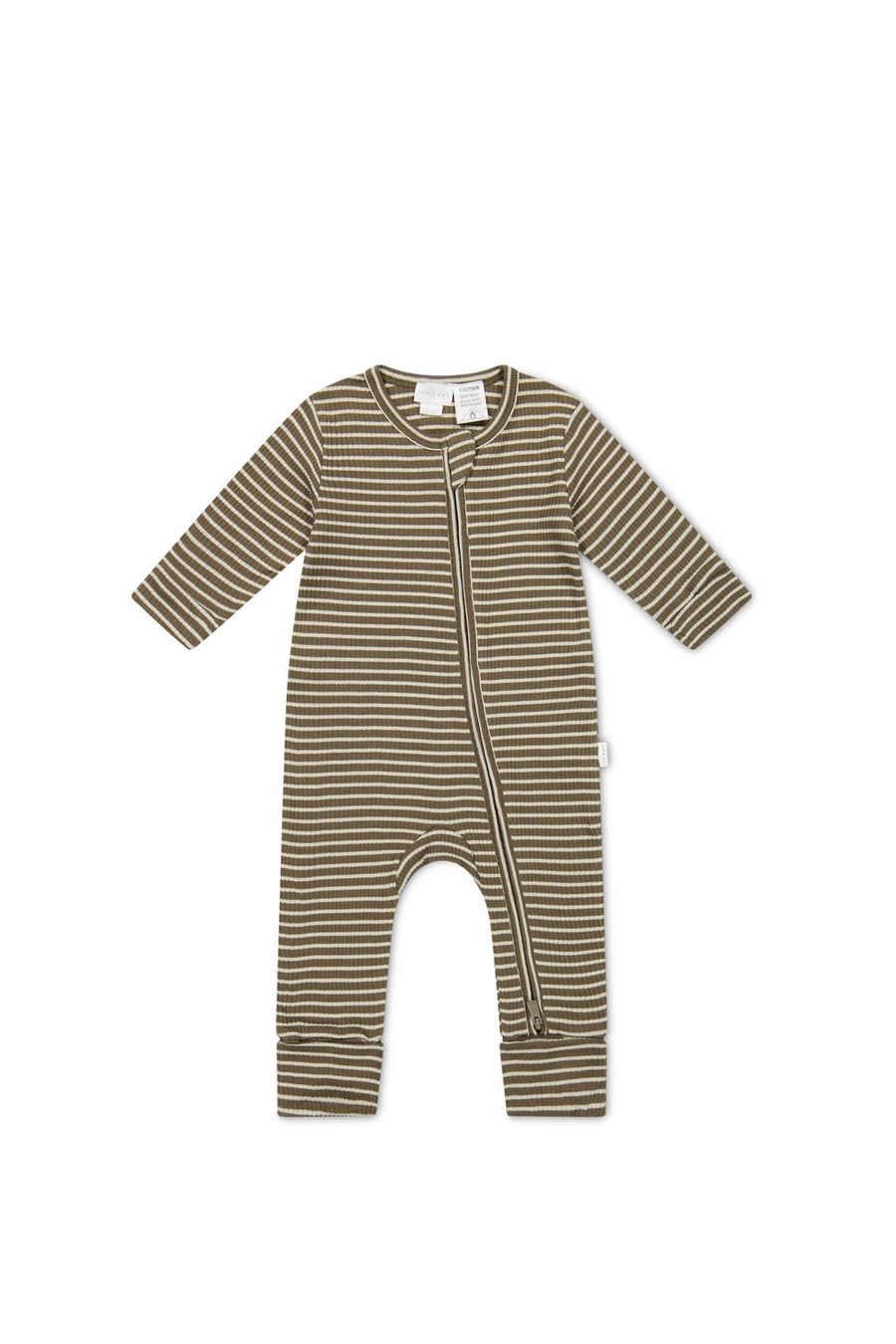 Organic Cotton Modal Gracelyn Onepiece - Bear/Cassava Childrens Onepiece from Jamie Kay Australia