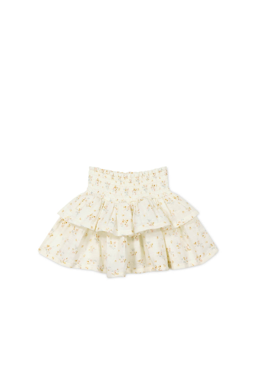 Organic Cotton Muslin Samantha Skirt - Nina Watercolour Floral Childrens Dress from Jamie Kay Australia