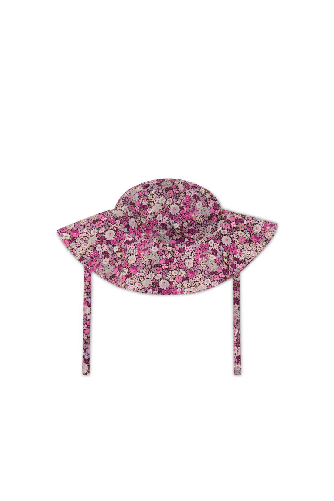 Organic Cotton Noelle Hat - Garden Print Childrens Hat from Jamie Kay Australia