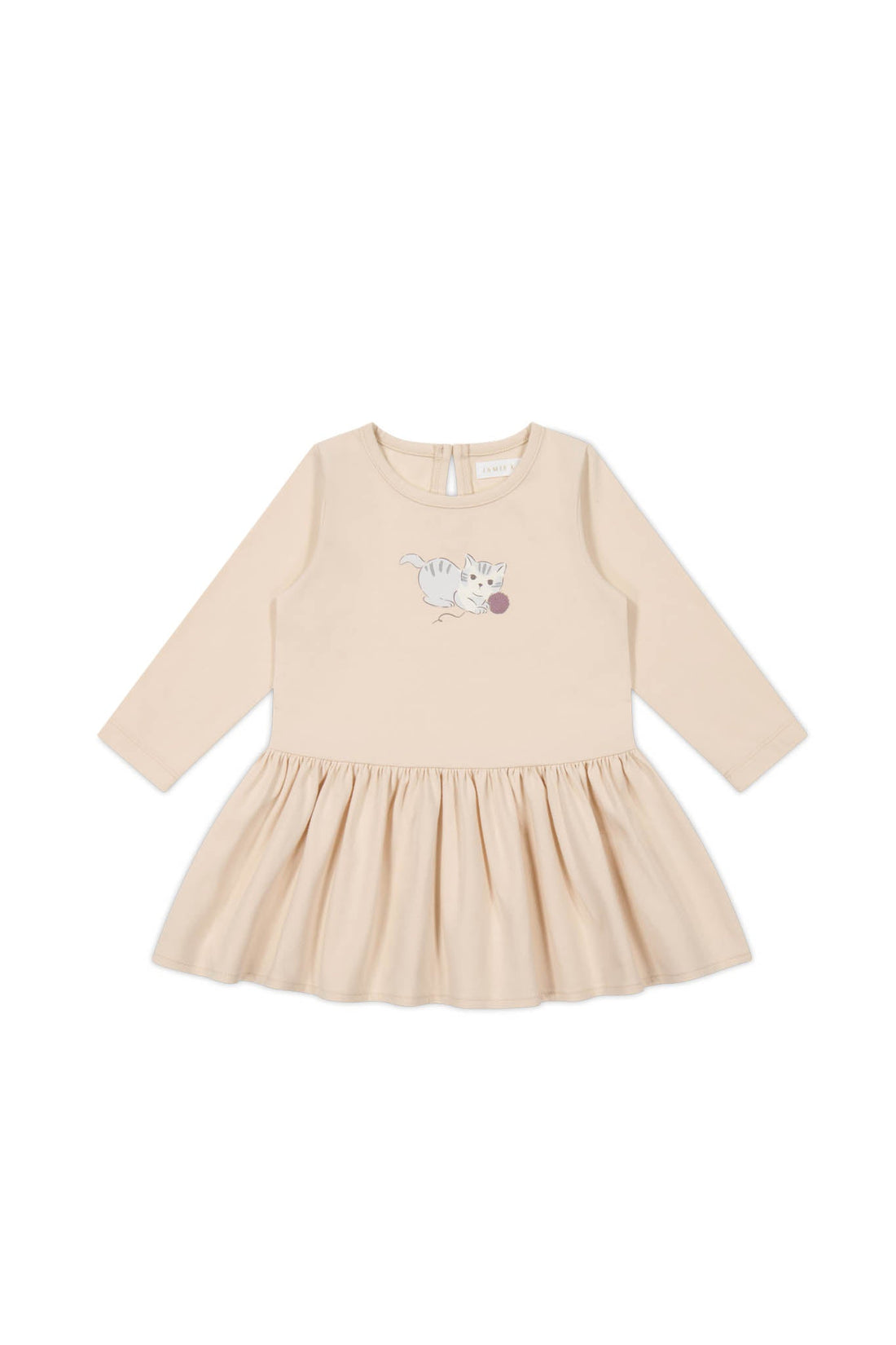 Organic Cotton Paloma Dress - Shell Childrens Dress from Jamie Kay Australia