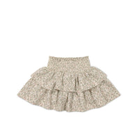 Organic Cotton Ruby Skirt - Ariella Eggnog Childrens Skirt from Jamie Kay Australia