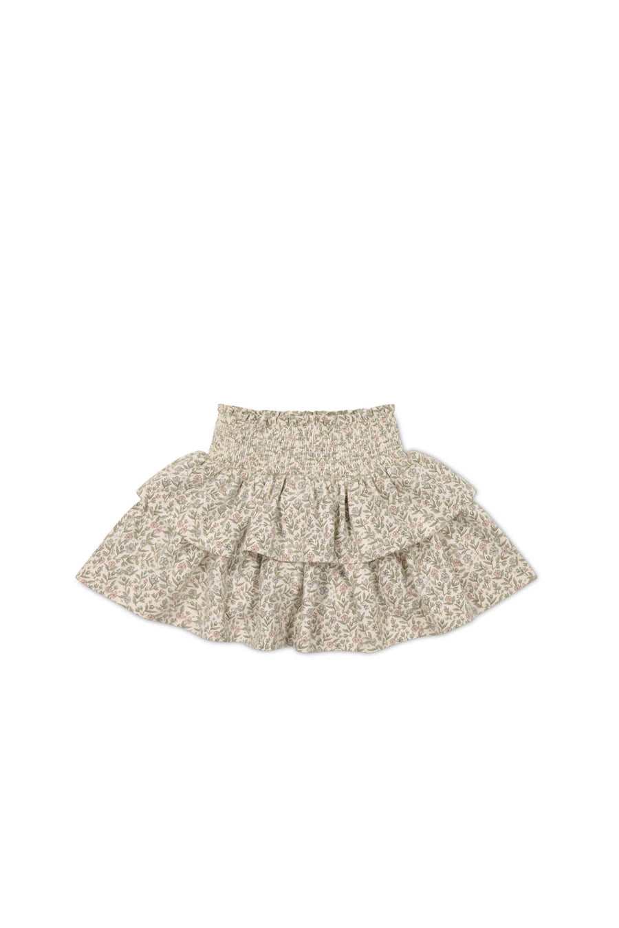 Organic Cotton Ruby Skirt - Ariella Eggnog Childrens Skirt from Jamie Kay Australia