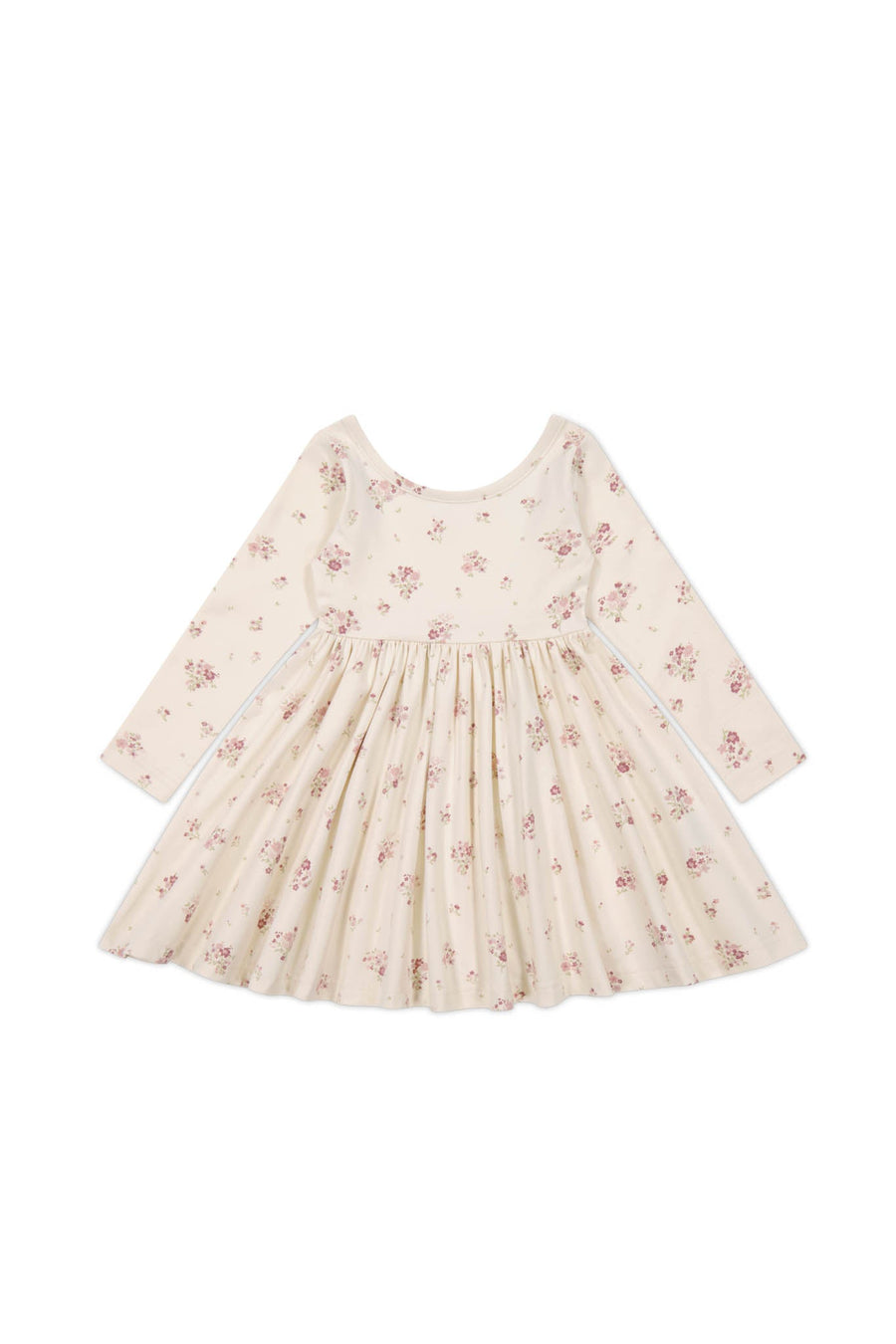 Organic Cotton Tallulah Dress - Lauren Floral Tofu Childrens Dress from Jamie Kay Australia