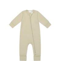 Pima Cotton Frankie Zip Onepiece - Clay Childrens Onepiece from Jamie Kay Australia