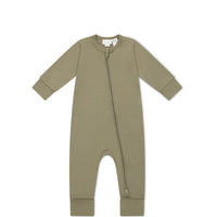 Pima Cotton Frankie Zip Onepiece - Vert Childrens Onepiece from Jamie Kay Australia