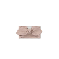 Pima Cotton Lilian Headband - Dusky Rose Childrens Headband from Jamie Kay Australia